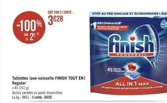 soit par l'unité 328  stop au pre-sincage et économisons l'eaut  recommande  -100% 2"  li  finish  powlblare  45  all in 1 max