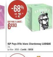 -68%  2"  IDERE  SOIT PAR 2 LUNITE  6693  3L