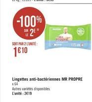 lingettes Mr Propre