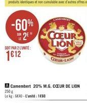 camembert Coeur de Lion