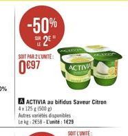 -50%  2 97  SOIT PAR 2 LUNTE  ACTIVA