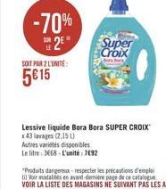 lessive liquide Super Croix