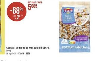 fruits de mer Escal