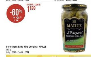 cornichons Maille