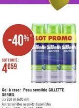 -40% LOT  PROMO lee Gillette Gilles REI DERES E  SOIT UNTE: 4059