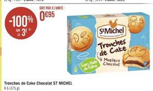-100% 0695  23  S'Michel  Tronches de Cake  Meelle Chocolat  Sans Huie de Palme