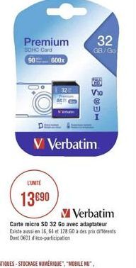 32  Premium 903.600x  BOHC Card  GB/GO  Vio  V Verbatim