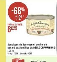 -68% 12  SOIT PAR 2 LUNITE:  bu hale Chacrima  6625