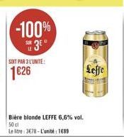 bière blonde Leffe