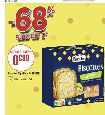 biscottes Pasquier