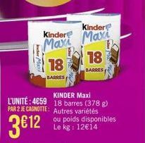 barres Kinder