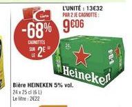 -68% 9606  CAONETTES  u 2  Heineke