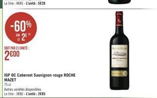 Cabernet Sauvignon Roche Mazet