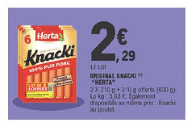 Original knacki herta