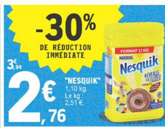 cacao soluble Nesquik