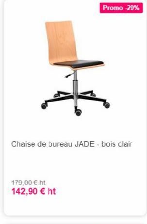 Chaise de bureau Promo offre à 142,9€