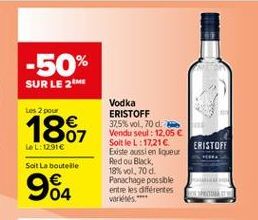 vodka Eristoff