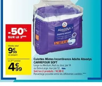 incontinence carrefour