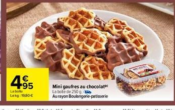 gaufres au chocolat