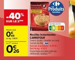 noodles Carrefour