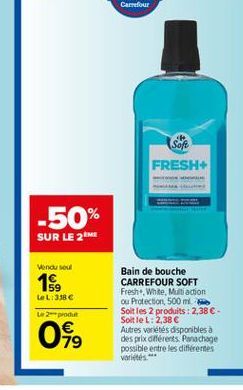 bain de bouche Carrefour