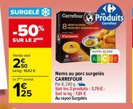 surgelés Carrefour