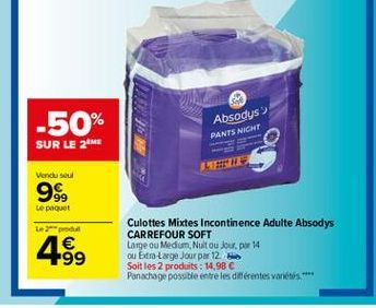 incontinence Carrefour