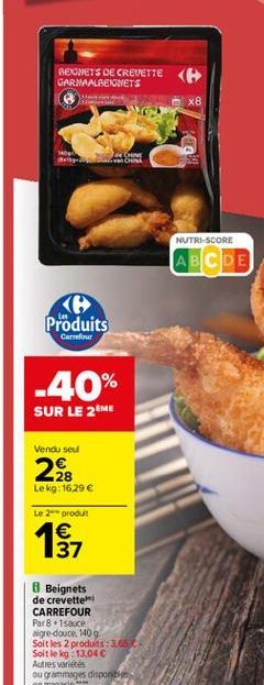 beignets Carrefour