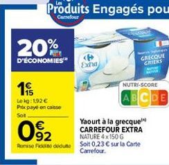 yaourt Carrefour