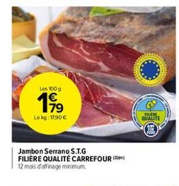 jambon serrano Carrefour