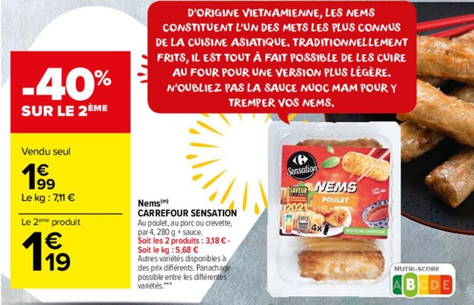 Nems CARREFOUR SENSATION