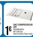 16  SAC COMPRESSEUR AIR Polyethylene 80x80 cm Dort 0,04 d'éco-mob