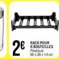 2   RASUTEILLES  RACK POUR Plastique 60 x 28 x 14 cm