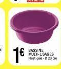 16  BASSINE MULTI-USAGES Plastique 828 cm