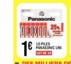 piles Panasonic