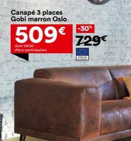 Canapé  offre à 509€
