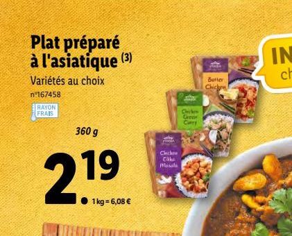 plats préparés a l´asiatique