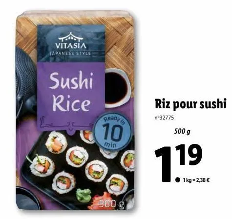 riz pour sushi