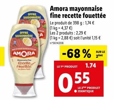 amora mayonnaise fine recette fouettee