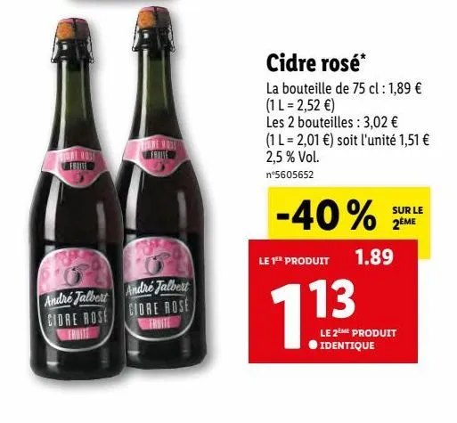 cidre rose