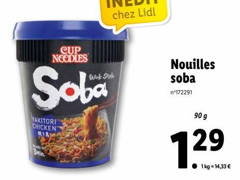 nouilles soba