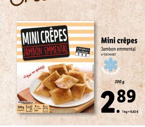 mINI crêpes