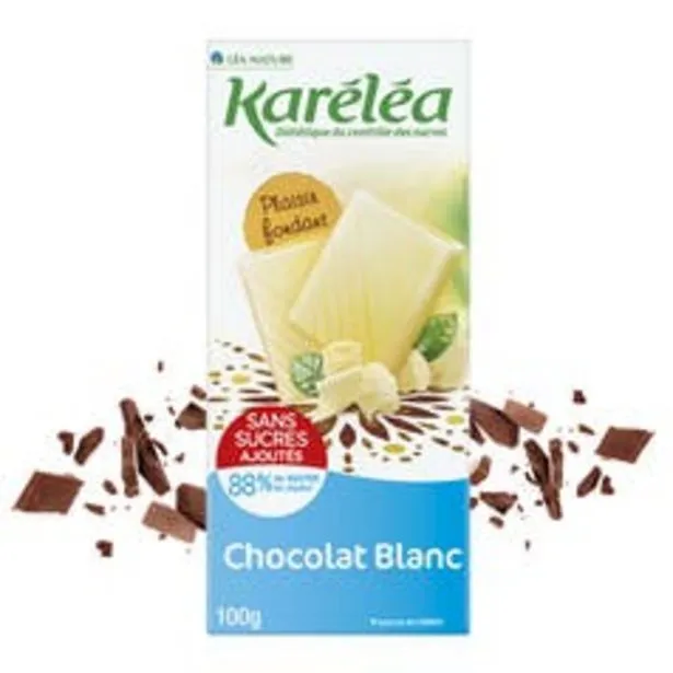 karéléa tablette de chocolat blanc