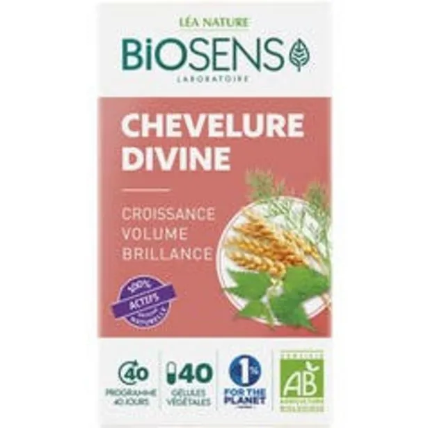 biosens gélule végétale chevelure divine - bio