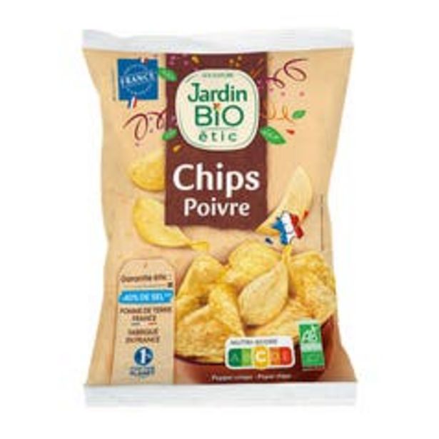 Jardin BiO étic Chips de Pomme de terre poivre