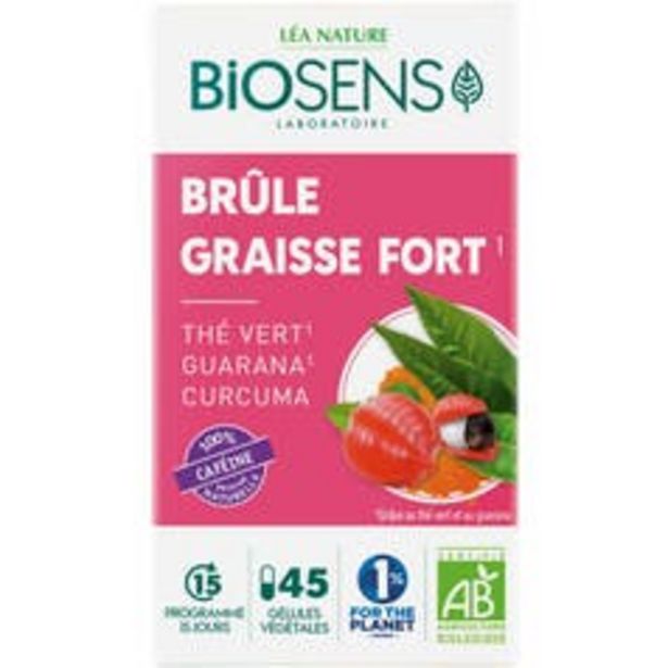Biosens Gélule végétale Brûle Graisse Fort - bio