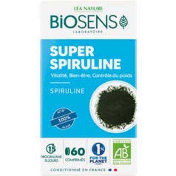 Biosens Gélule végétale super spiruline - bio