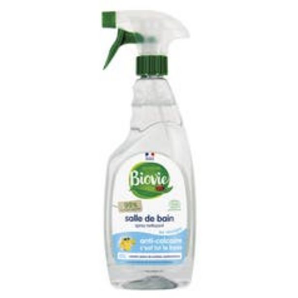 Biovie Spray nettoyant salle de bain au vinaigre