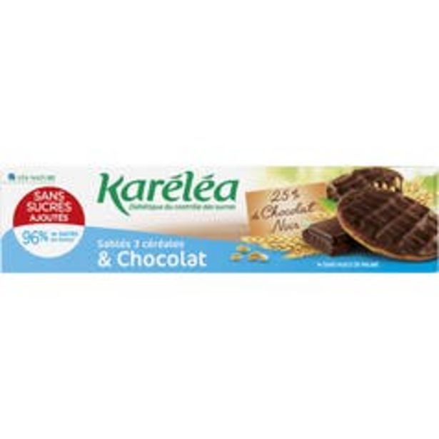 Karéléa Sablés 3 Céréales Chocolat