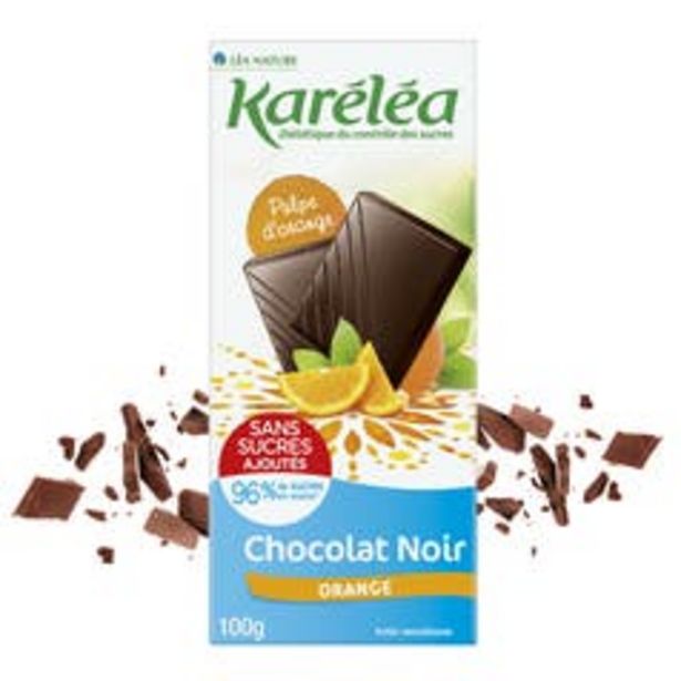 Karéléa Tablette de Chocolat Noir Orange